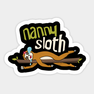 Nanny Sloth Sticker